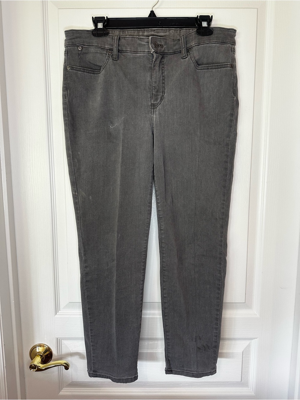 Talbots Gray Slim Ankle Jeans